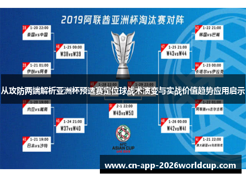 从攻防两端解析亚洲杯预选赛定位球战术演变与实战价值趋势应用启示 从攻防两端解析亚洲杯预选赛定位球战术演变与实战价值趋势应用启示